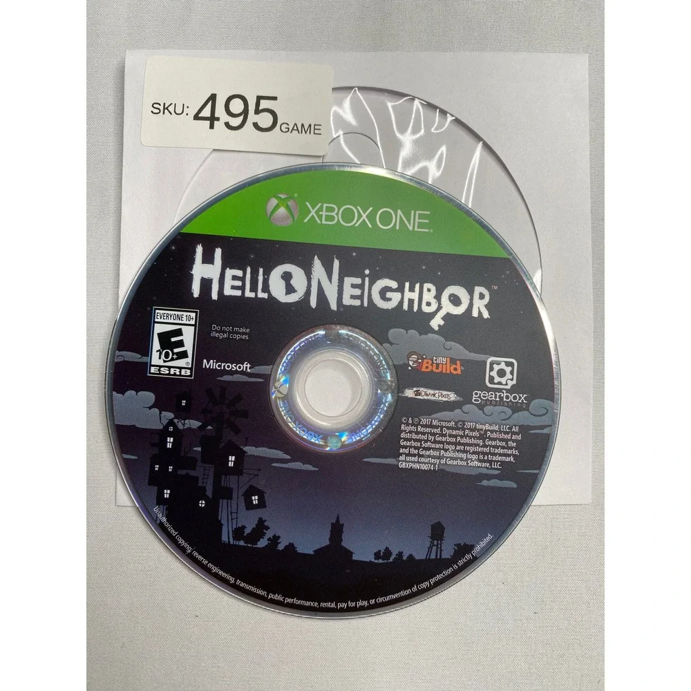 Hello Neighbor Microsoft Xbox One Video Game Disc Only